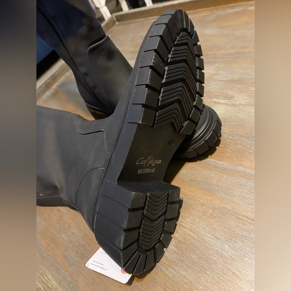 AQUA COLLEGE Waterproof Slip Resistant Paz Round  Heel Zip-Up Riding Boot 6.5 - Picture 6 of 6